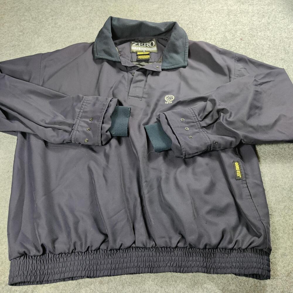 Vintage Zero Restriction Pullover Jacket Mens Large Gore-Tex Golf Made USA 90s